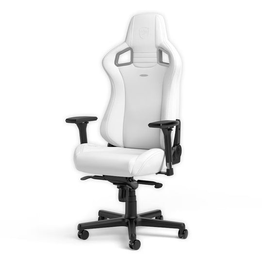 noblechairs EPIC Gaming Chair - White Edition - High-Tech Faux Vegan Leather