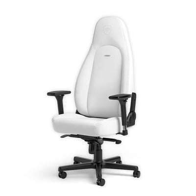 noblechairs ICON Gaming Chair - White Edition - High-Tech Faux Vegan Leather