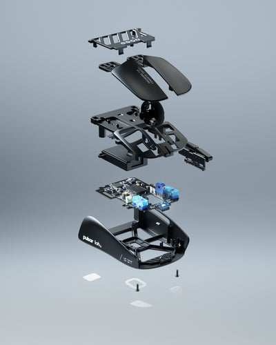 Pulsar X2F - Fingertip Gaming Mouse - Black