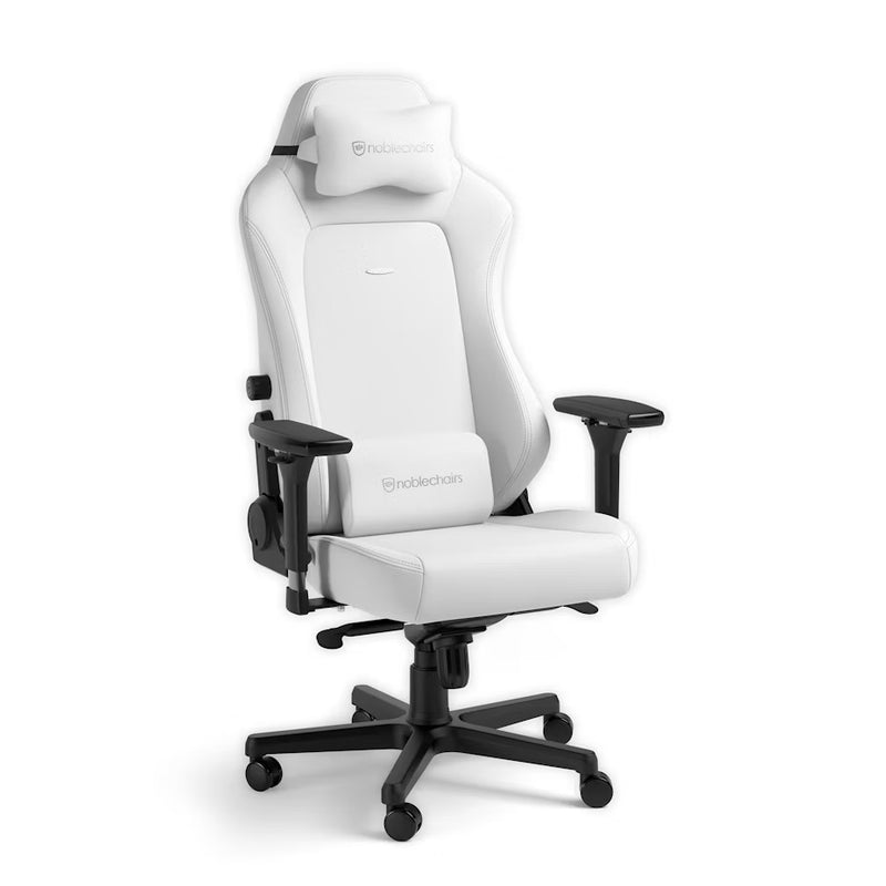 noblechairs HERO Gaming Chair - White Edition - High-Tech Faux Vegan Leather