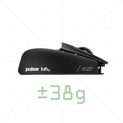 Pulsar X2F - Fingertip Gaming Mouse - Black