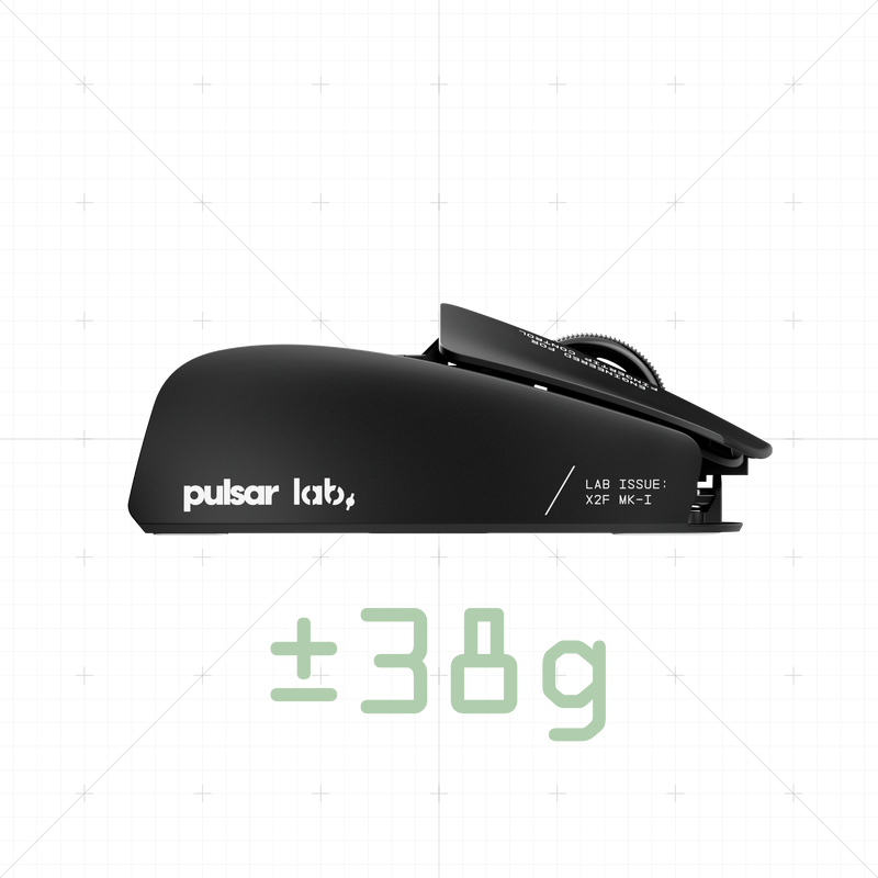 Pulsar X2F - Fingertip Gaming Mouse - Black