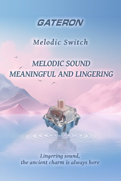 Gateron Melodic Switch 5 Pin- 35pcs