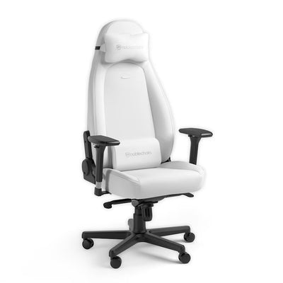 noblechairs ICON Gaming Chair - White Edition - High-Tech Faux Vegan Leather