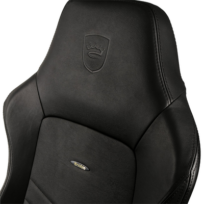 noblechairs HERO Gaming Chair - Black - Real Leather