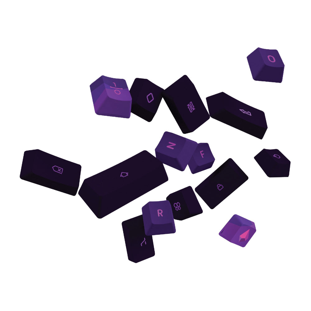 ONEofZERO Custom Keycap Set - Dye Sublimation PBT - Iodine