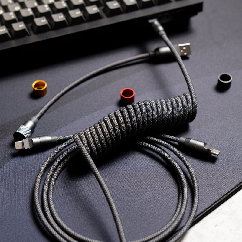 ONEofZERO Smoke Cable & Desk Pad Bundle