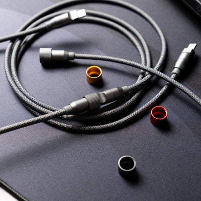 ONEofZERO Smoke Cable & Desk Pad Bundle