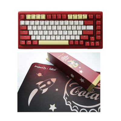 Ducky ProjectD Tinker 75 Mechanical Keyboard + Mousepad Bundle (Fallout Nuka Cola Edition)