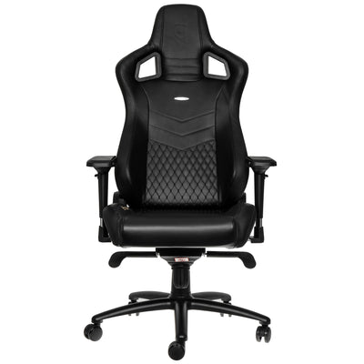 noblechairs EPIC Gaming Chair - Black - Real Leather