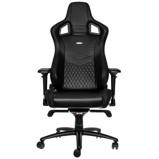 noblechairs EPIC Gaming Chair - Black - Real Leather
