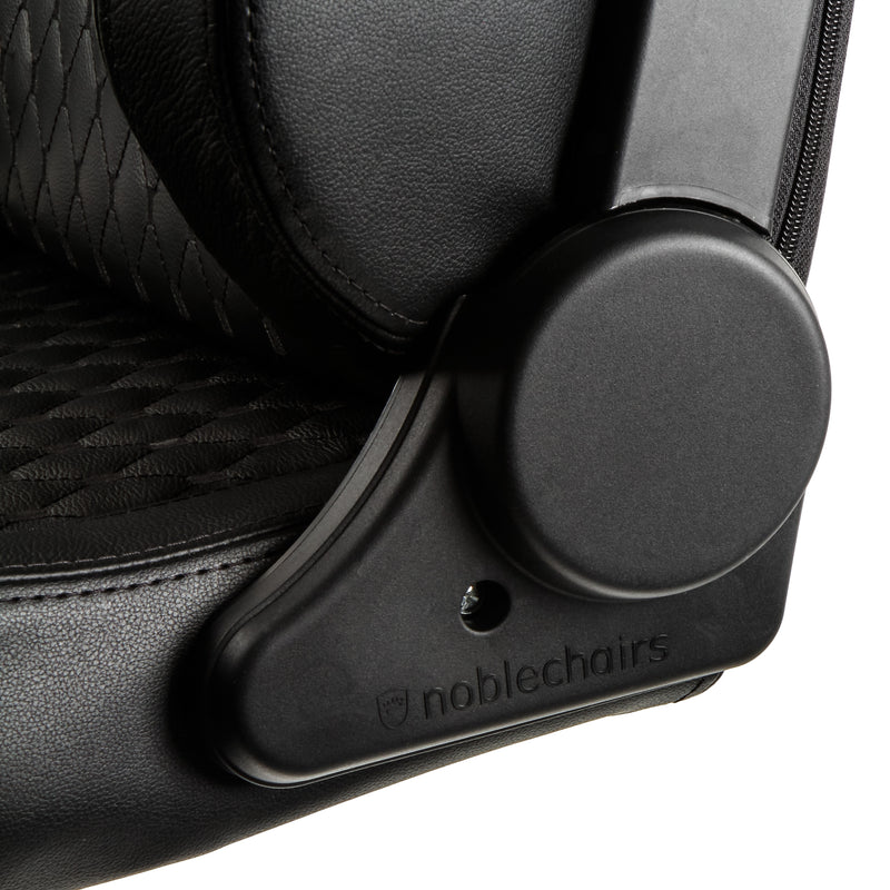 noblechairs EPIC Gaming Chair - Black - Real Leather