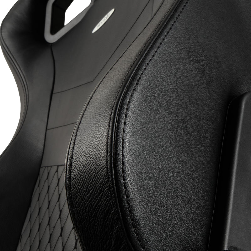 noblechairs EPIC Gaming Chair - Black - Real Leather