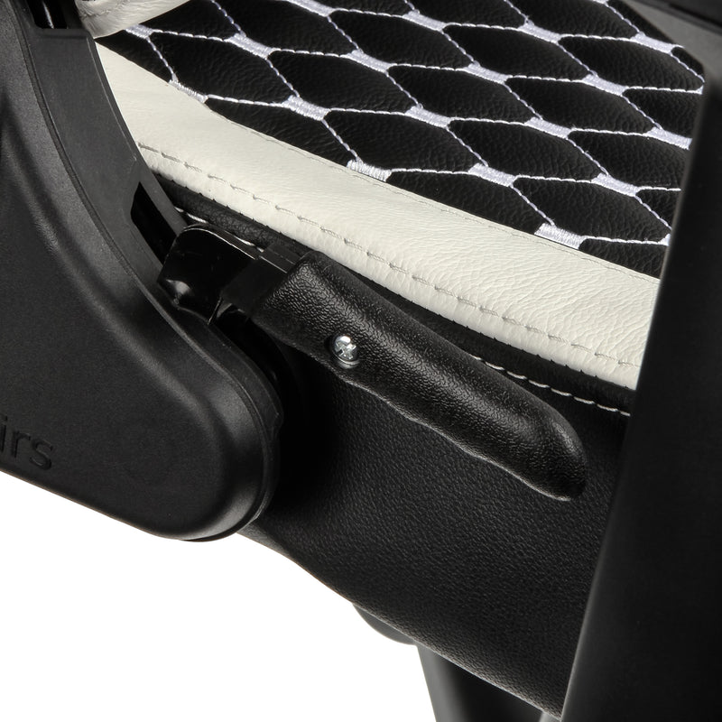 noblechairs EPIC Gaming Chair - Black/Red/ White - Real Leather