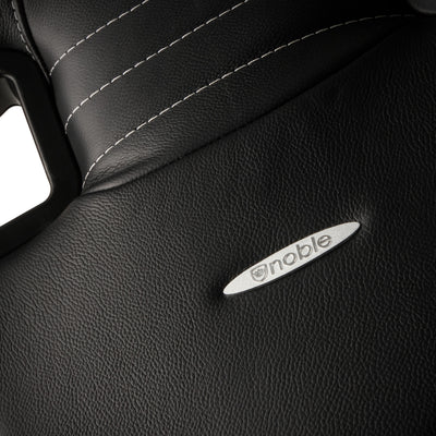 noblechairs EPIC Gaming Chair - Black/Red/ White - Real Leather