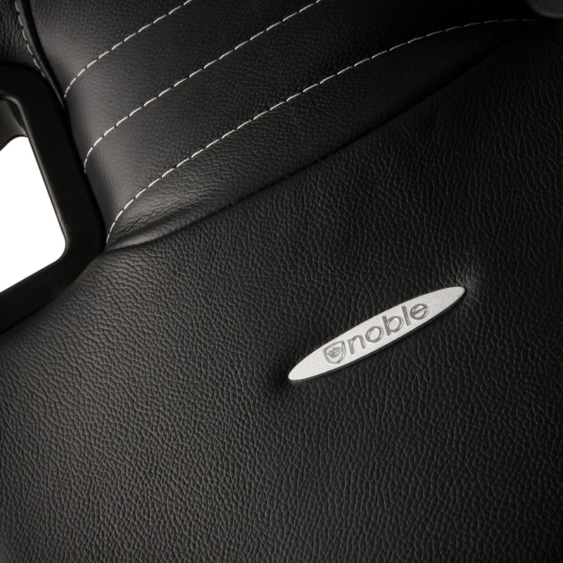 noblechairs EPIC Gaming Chair - Black/Red/ White - Real Leather