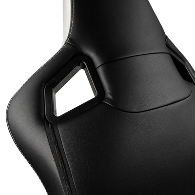 noblechairs EPIC Gaming Chair - Black/Red/ White - Real Leather