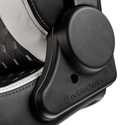 noblechairs EPIC Gaming Chair - Black/Red/ White - Real Leather