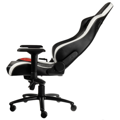 noblechairs EPIC Gaming Chair - Black/Red/ White - Real Leather