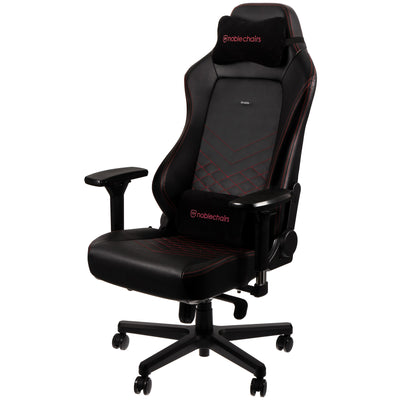 noblechairs HERO Gaming Chair - Black and Red - PU Leather