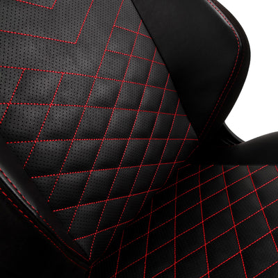 noblechairs HERO Gaming Chair - Black and Red - PU Leather