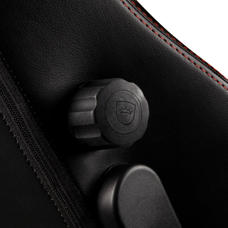 noblechairs HERO Gaming Chair - Black and Red - PU Leather