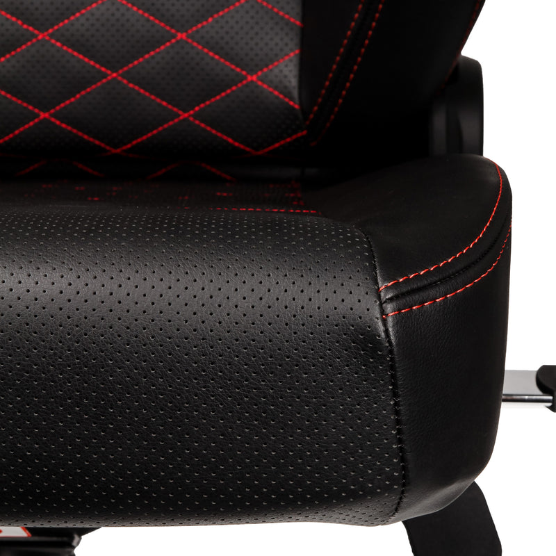 noblechairs HERO Gaming Chair - Black and Red - PU Leather