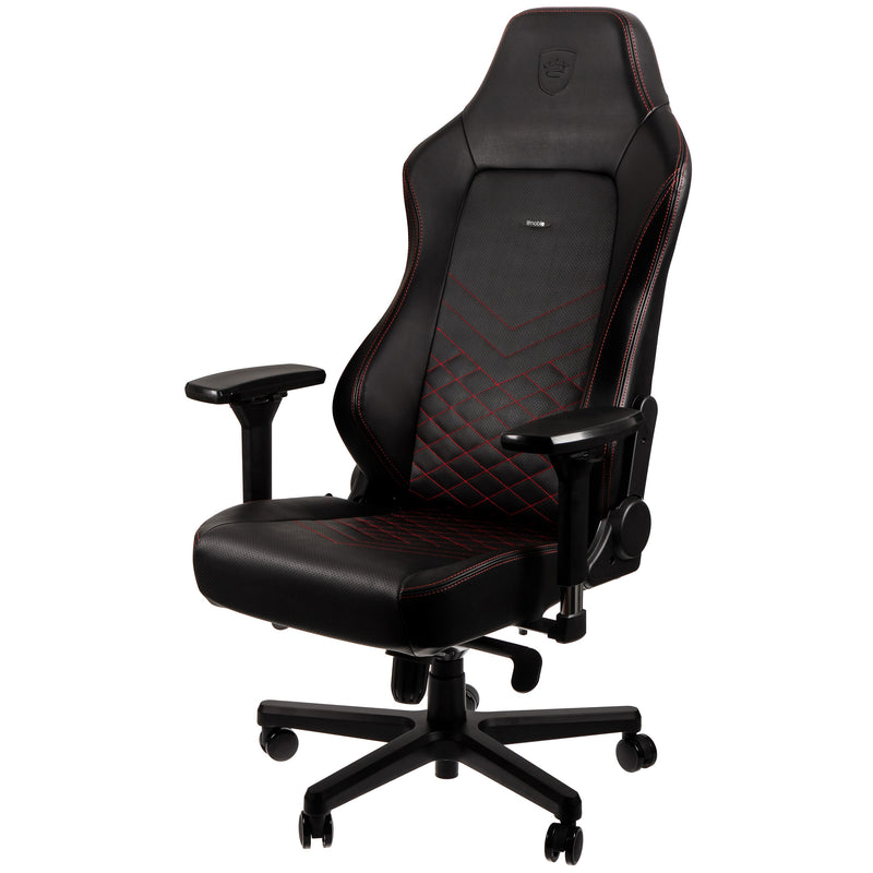 noblechairs HERO Gaming Chair - Black and Red - PU Leather