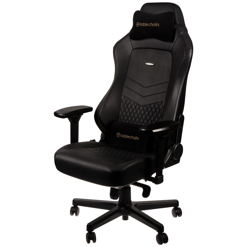 noblechairs HERO Gaming Chair - Black - Real Leather