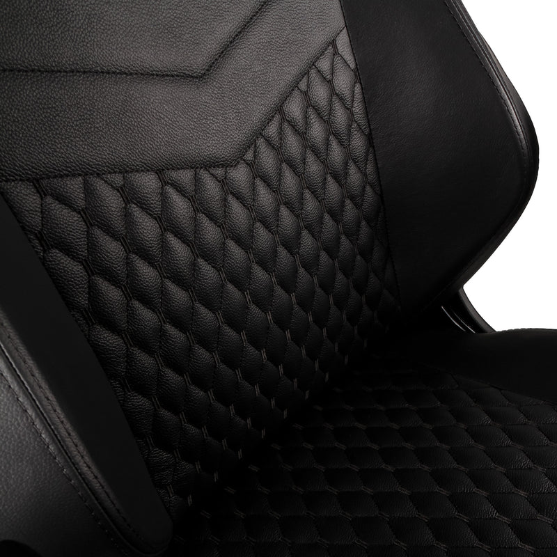 noblechairs HERO Gaming Chair - Black - Real Leather