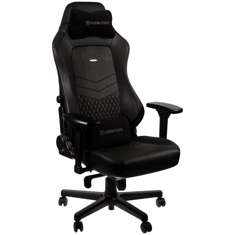 noblechairs HERO Gaming Chair - Black - Real Leather