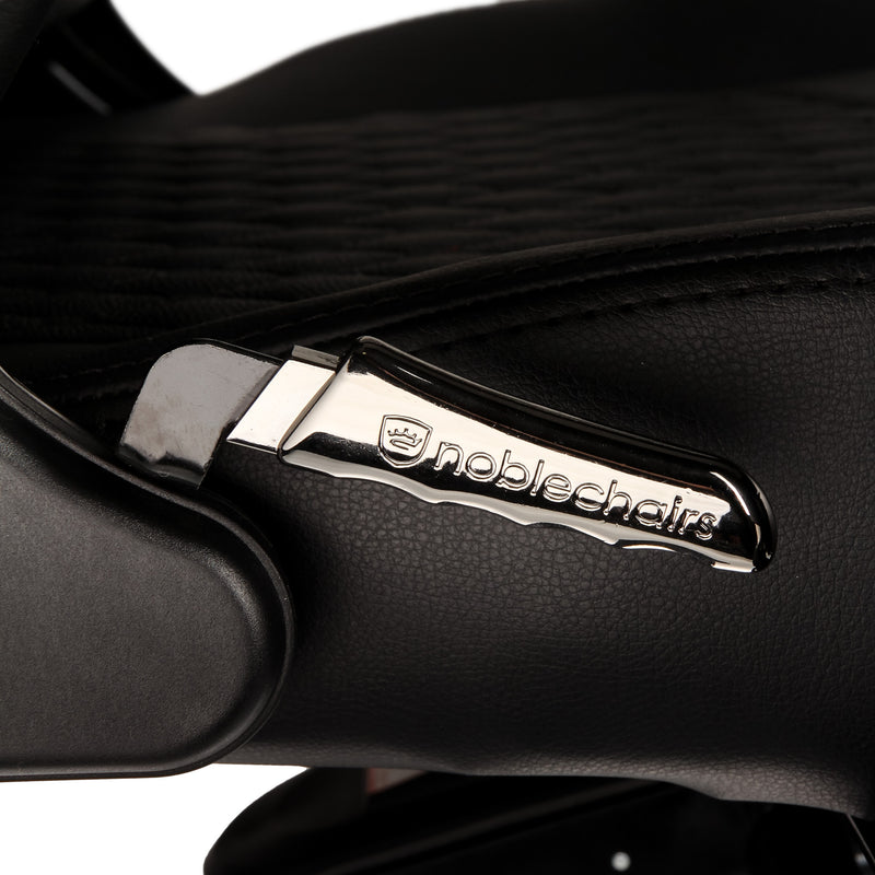 noblechairs HERO Gaming Chair - Black - Real Leather