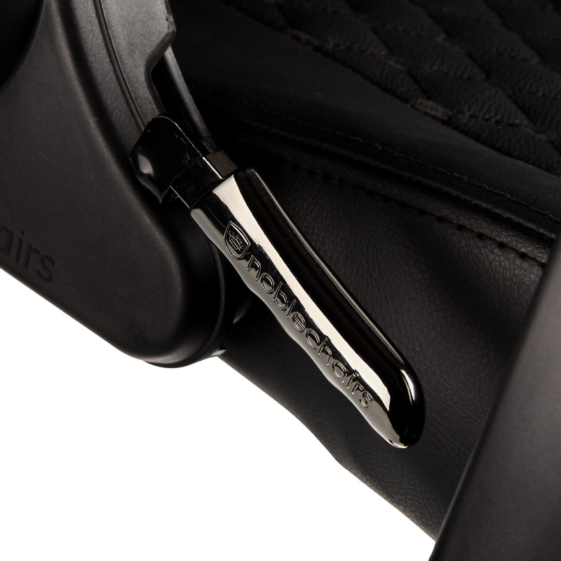 noblechairs HERO Gaming Chair - Black - Real Leather