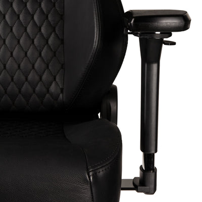 noblechairs HERO Gaming Chair - Black - Real Leather