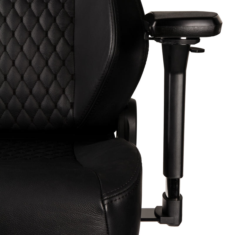 noblechairs HERO Gaming Chair - Black - Real Leather