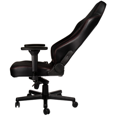 noblechairs HERO Gaming Chair - Black and Red - Real Leather