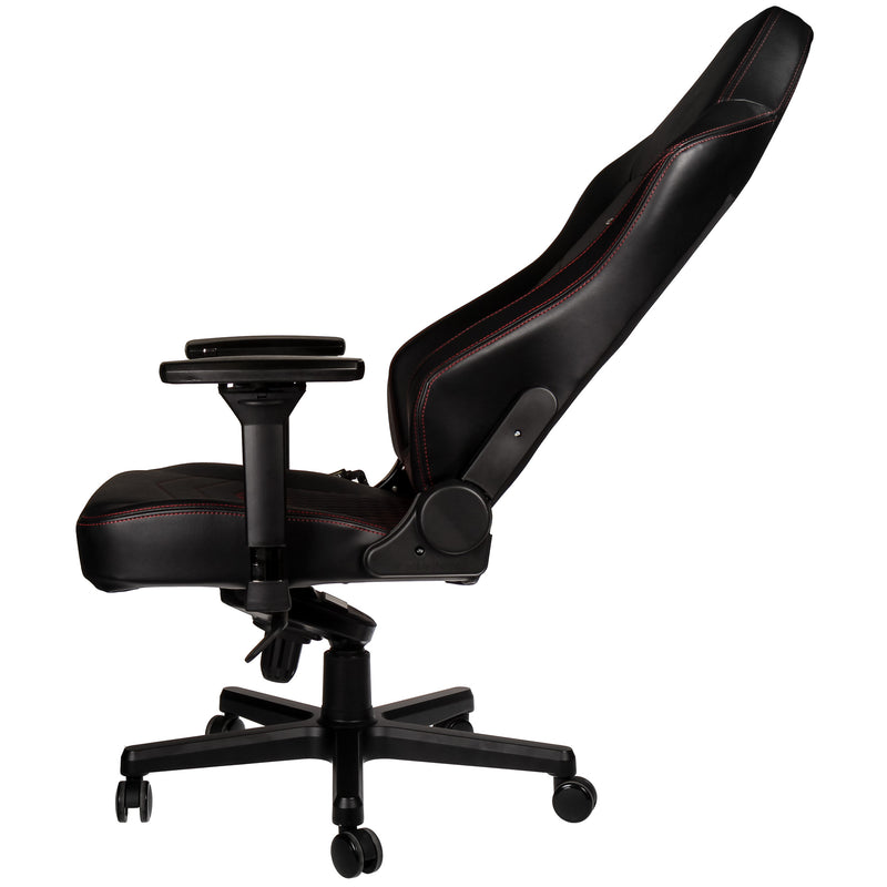 noblechairs HERO Gaming Chair - Black and Red - Real Leather