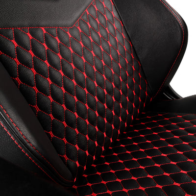 noblechairs HERO Gaming Chair - Black and Red - Real Leather