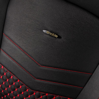 noblechairs HERO Gaming Chair - Black and Red - Real Leather