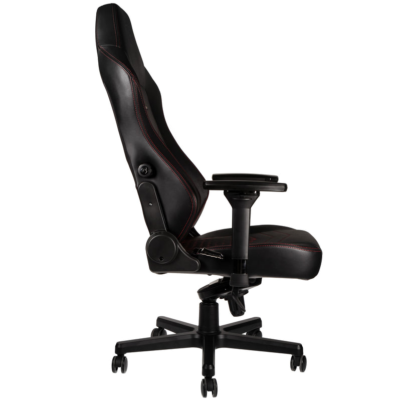 noblechairs HERO Gaming Chair - Black and Red - Real Leather