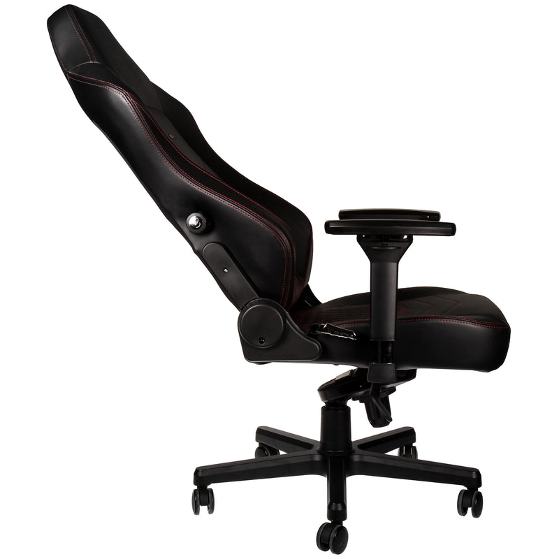 noblechairs HERO Gaming Chair - Black and Red - Real Leather
