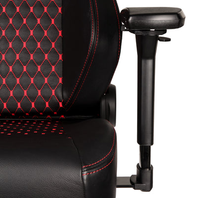 noblechairs HERO Gaming Chair - Black and Red - Real Leather