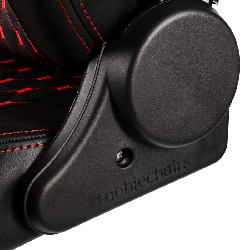 noblechairs HERO Gaming Chair - Black and Red - Real Leather