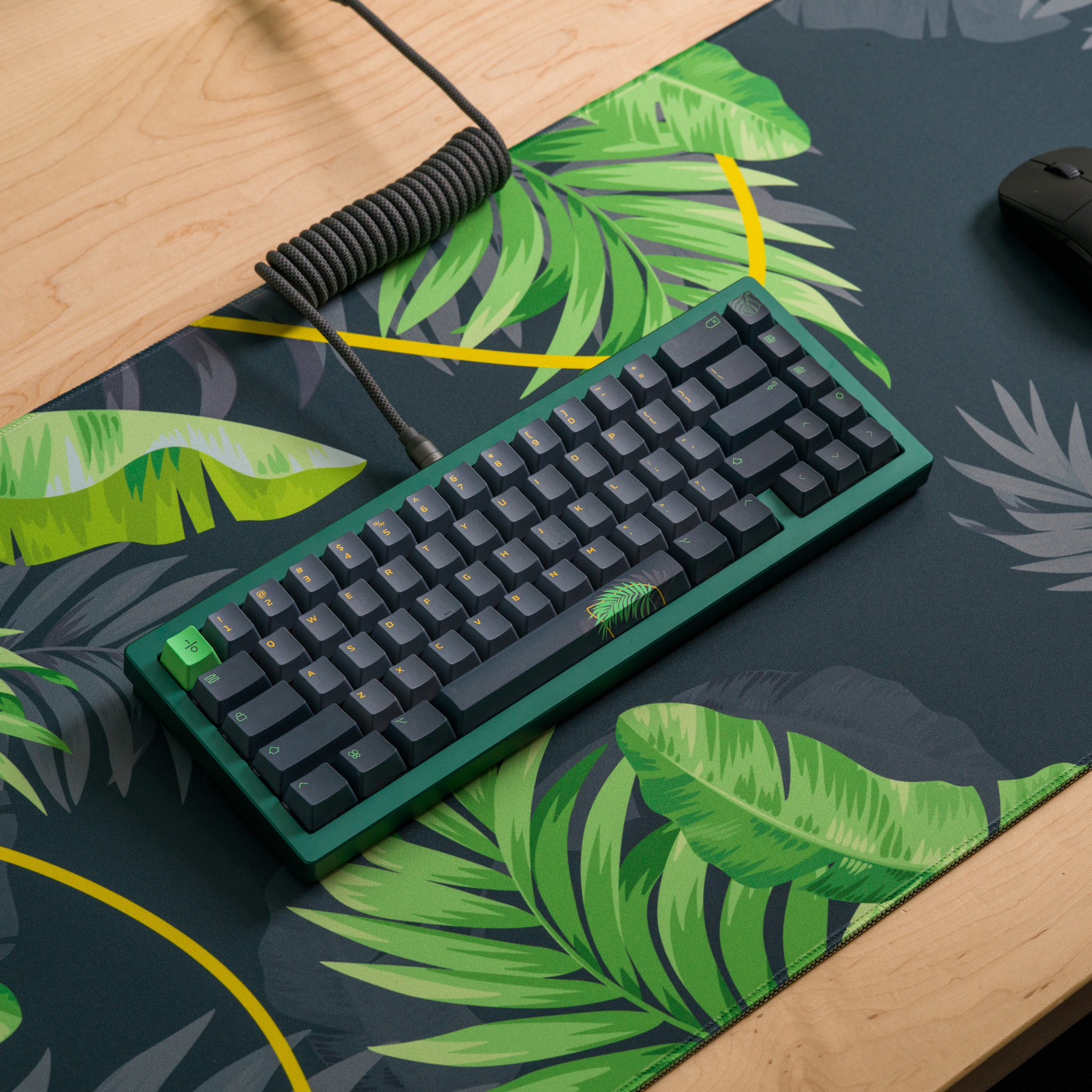 Clean unboxing scene with premium desk gear from a Canadian retailer