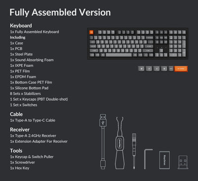 Keychron 10 Max - Wireless - Whited LED