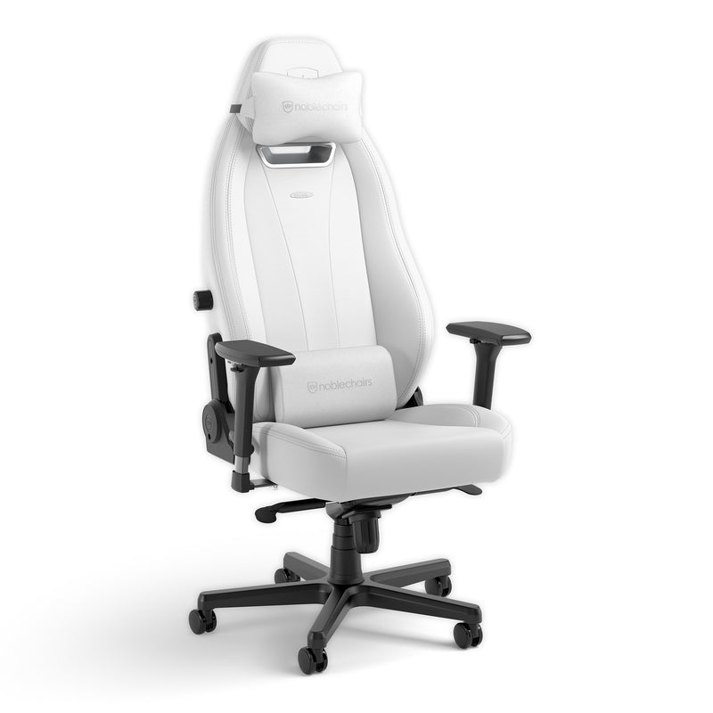 noblechairs LEGEND Gaming Chair - White Edition - High-Tech Faux Vegan Leather