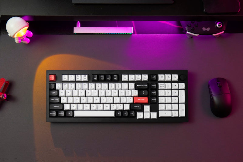 Keychron Q5 HE Hall Effect Mechanical Keyboard (Carbon Black)