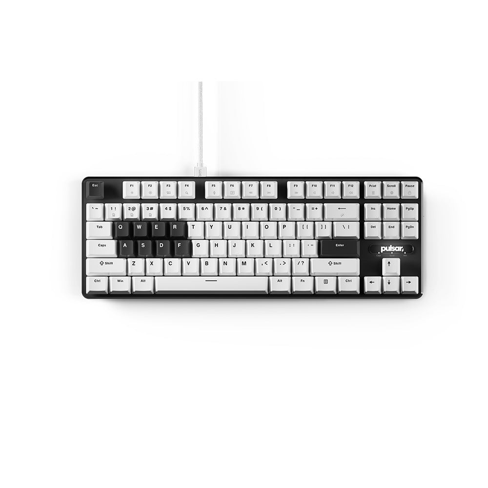 Pulsar PCMK 2 HE White - TKL Hall-Effect Mechanical Gaming