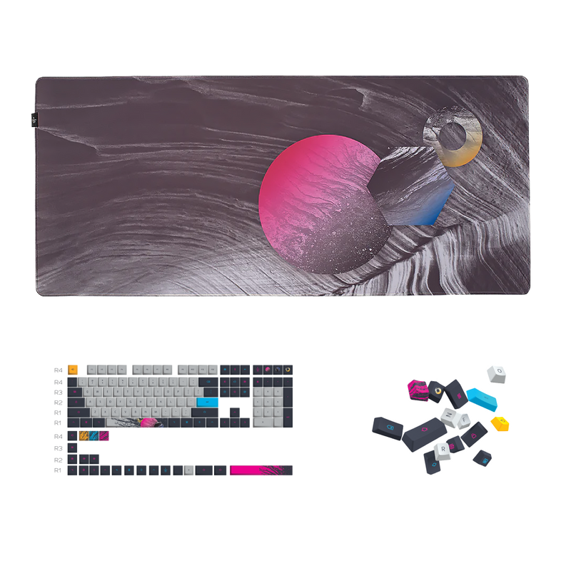 ONEofZERO Echo Keycap & Desk Pad Bundle