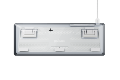 Pulsar PCMK 3 HE 60 - White - 60% Hall Effect Mechanical Gaming Keyboard